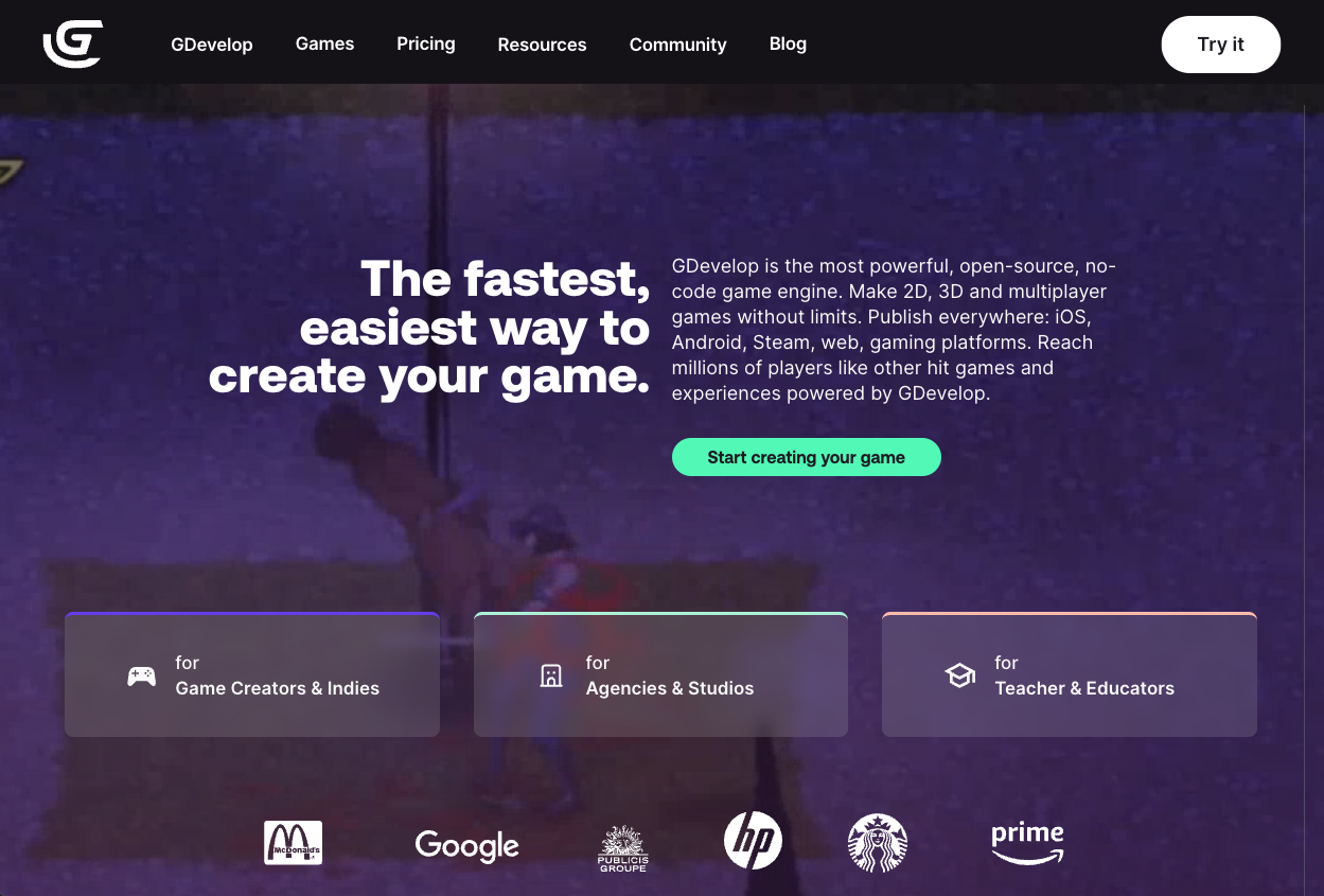 Gdevelop